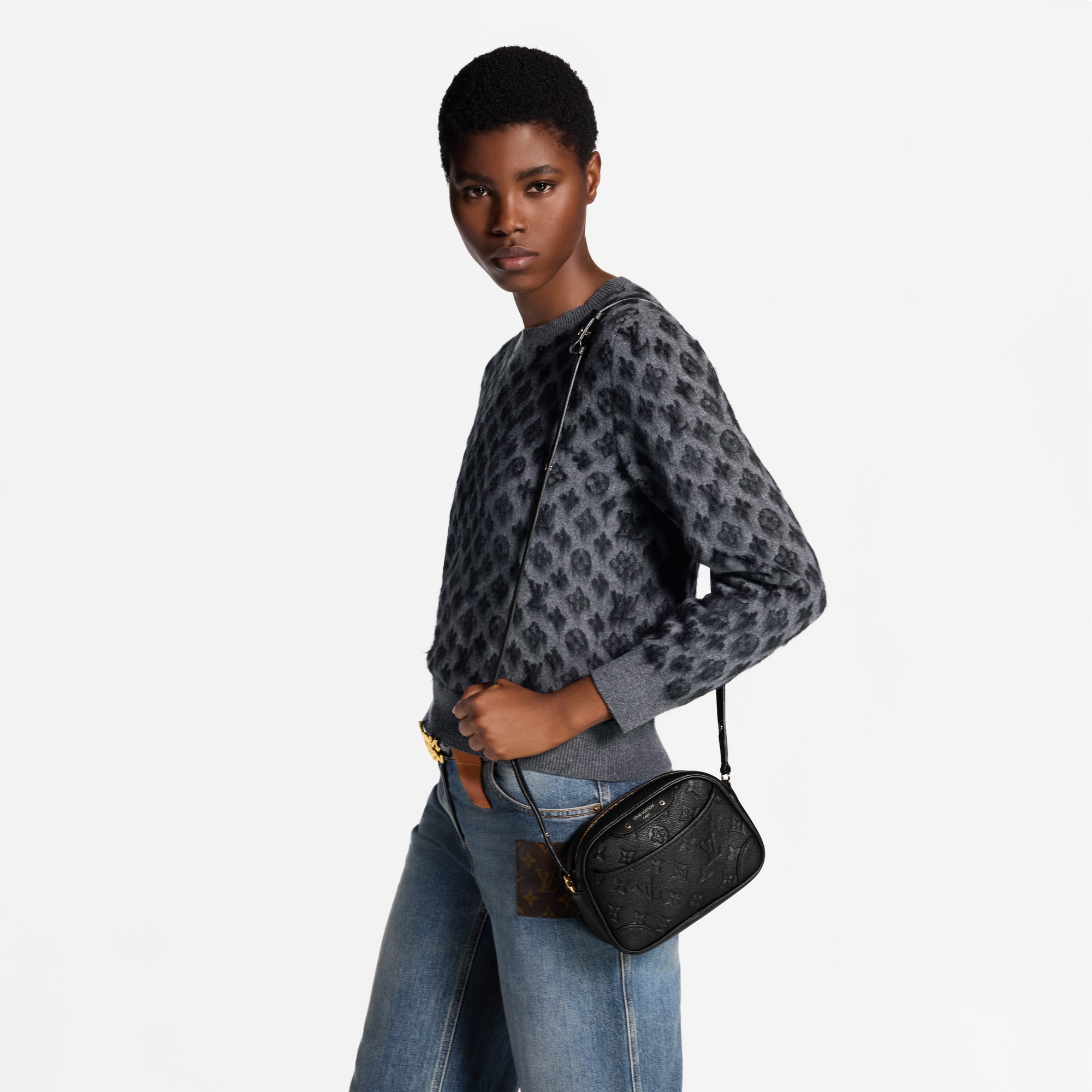 Tiny Camera Bag Monogram Empreinte Leather - Wallets and Small
